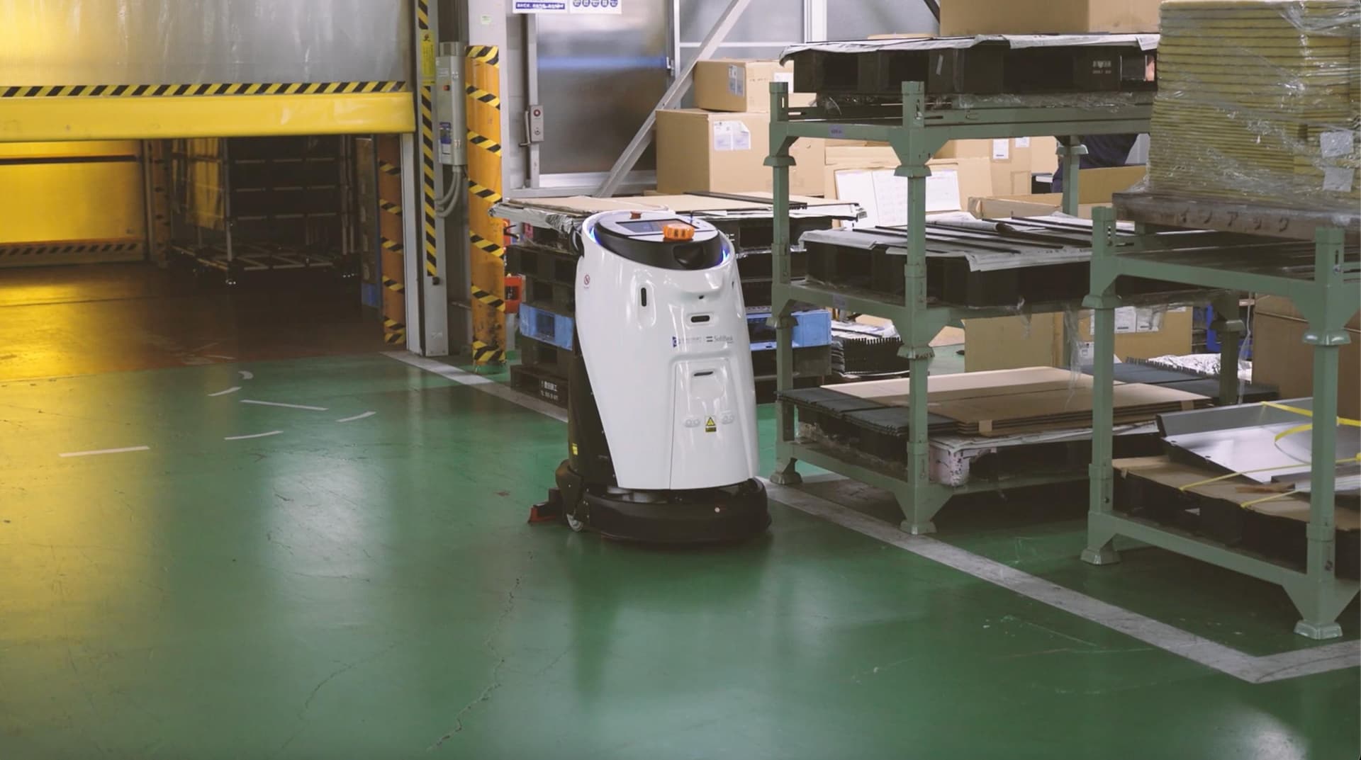 Scrubber 50 i fabrikkområde