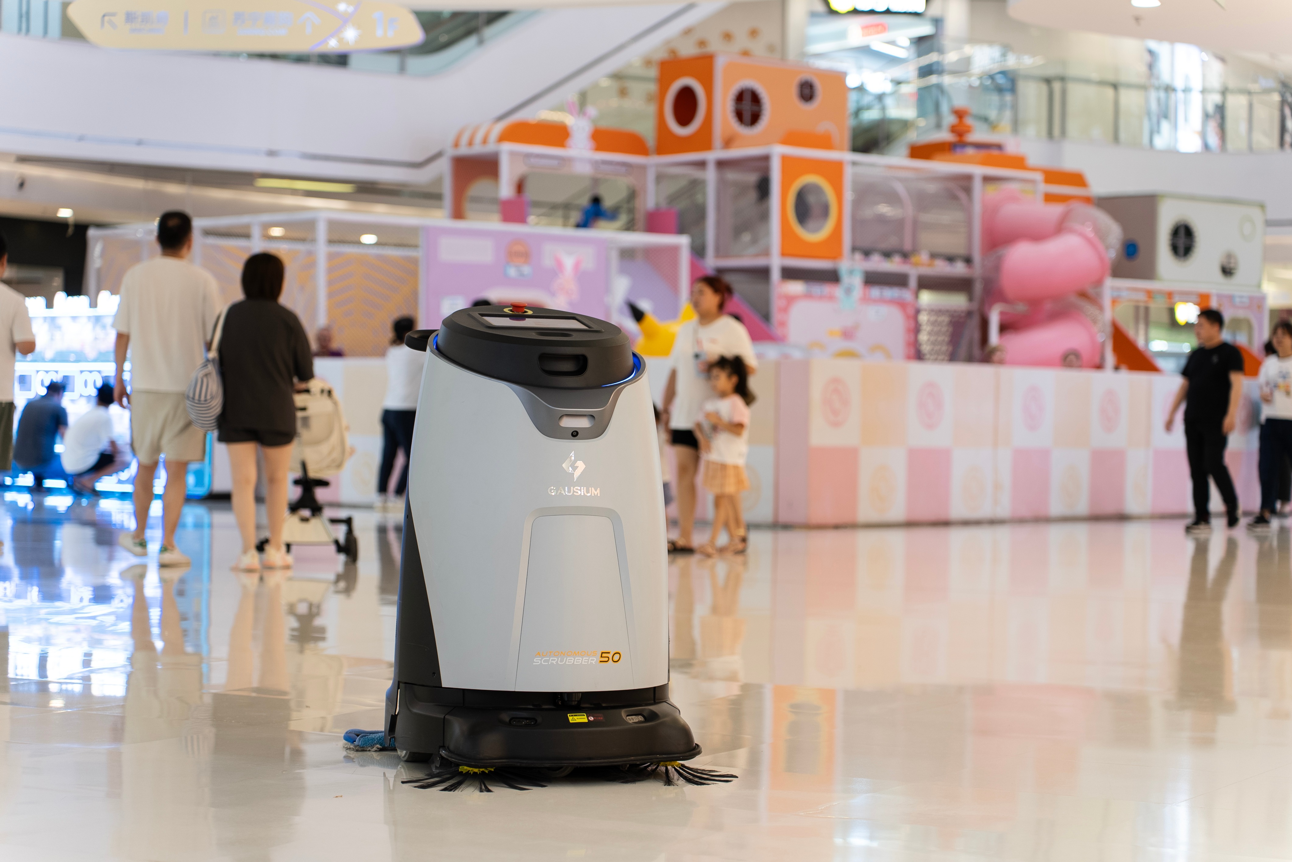 Scrubber 50 i kjøpesenter